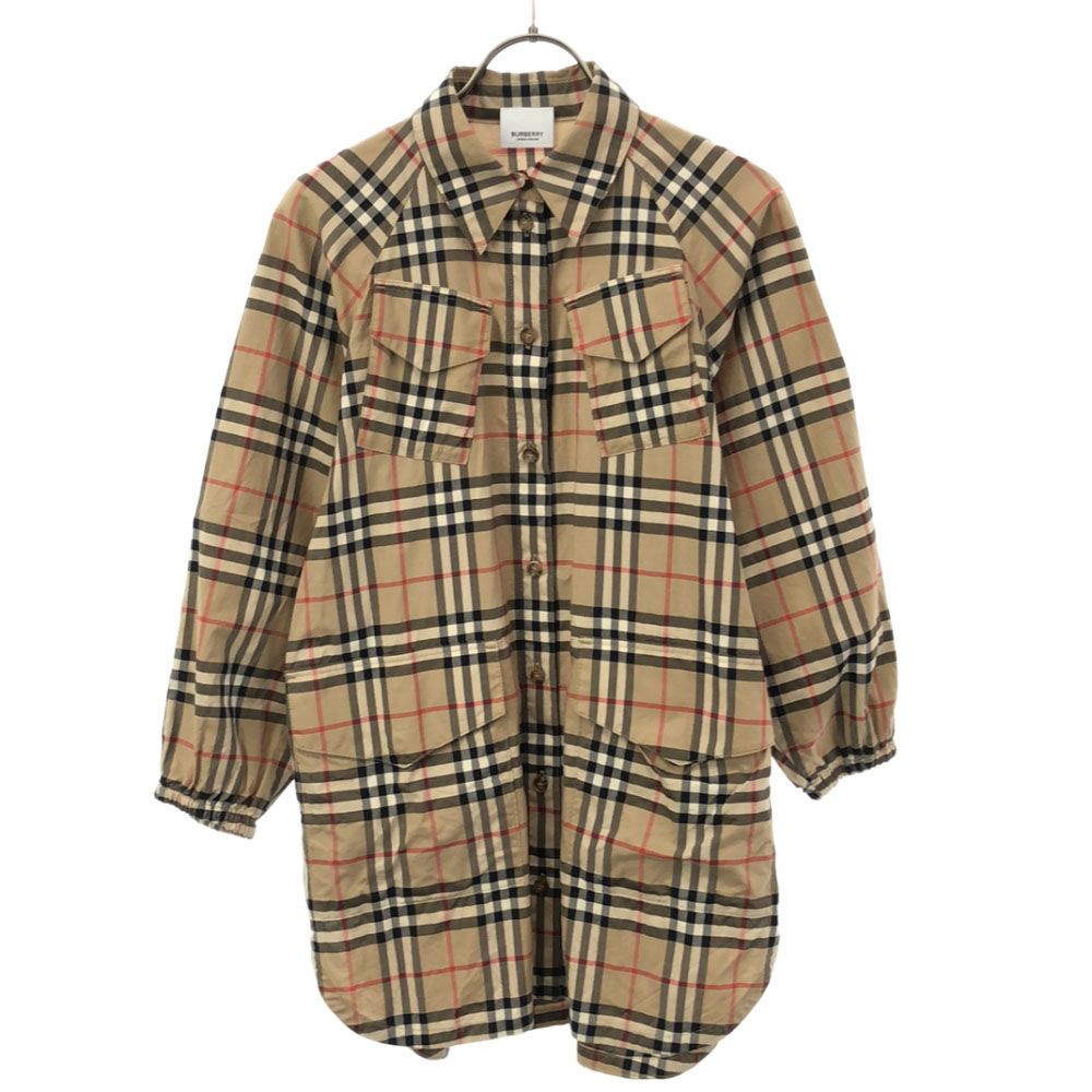Burberry チェック柄 長袖シャツ ベージュ バーバリー Burberry