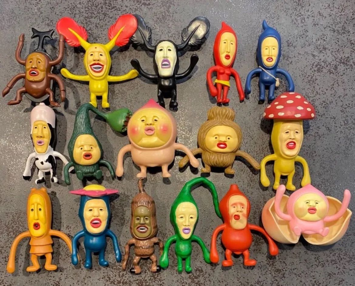 こびとづかん カクレモモジリ スモモノウチ ベニキノコビト リトルハナガシラ 2個セット】 こびとづかん カクレモモジリ リトルハナガシラ