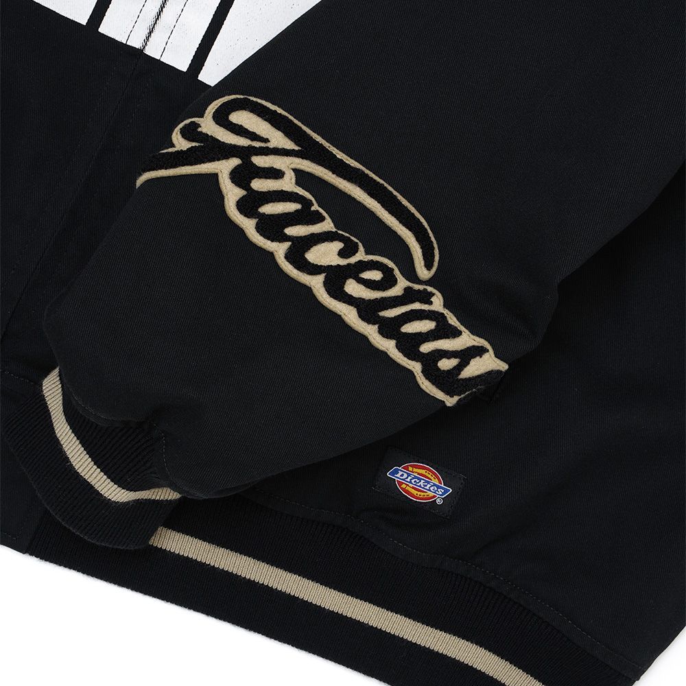 【FACETASM/ファセッタズム】× DICKIES / 7 BARS STADIUM JACKET - BLACK / スタジアムジャケット / KR-JK-M14【メンズ】【送料無料】