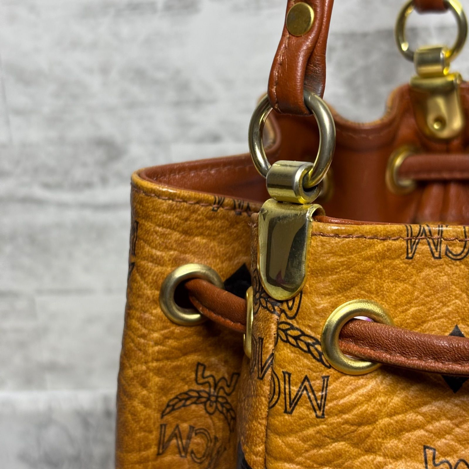 MCM エムシーエム ショルダーバッグ トートバッグ 巾着 バケツ型