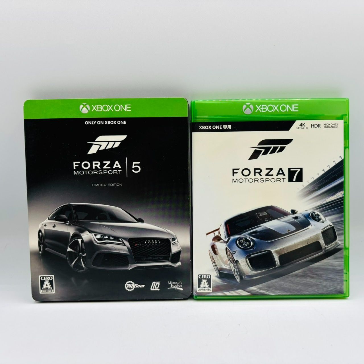 XBOX ONE FORZA MOTOR SPORT 5 7 レトロ ゲーム ソフト 2本