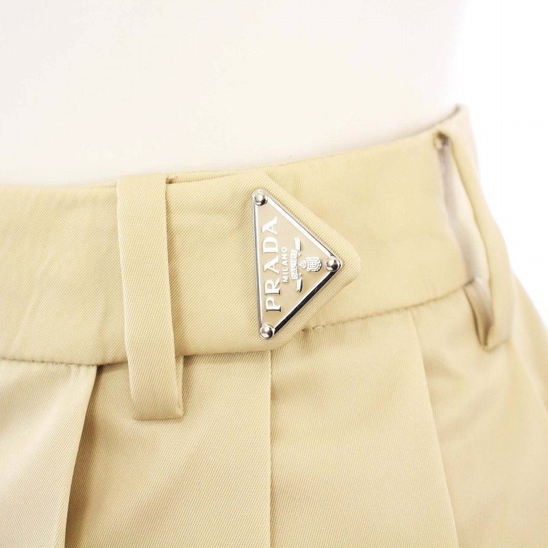 プラダ PRADA 23SS RE-NYLON プリーツスカート ロング