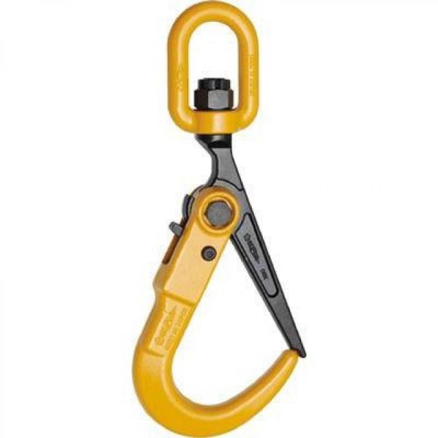 スーパーツール スーパーロックフック スイベル付 SLH2S 2ton 敷鉄板運搬 施工 直吊り 物流 運搬