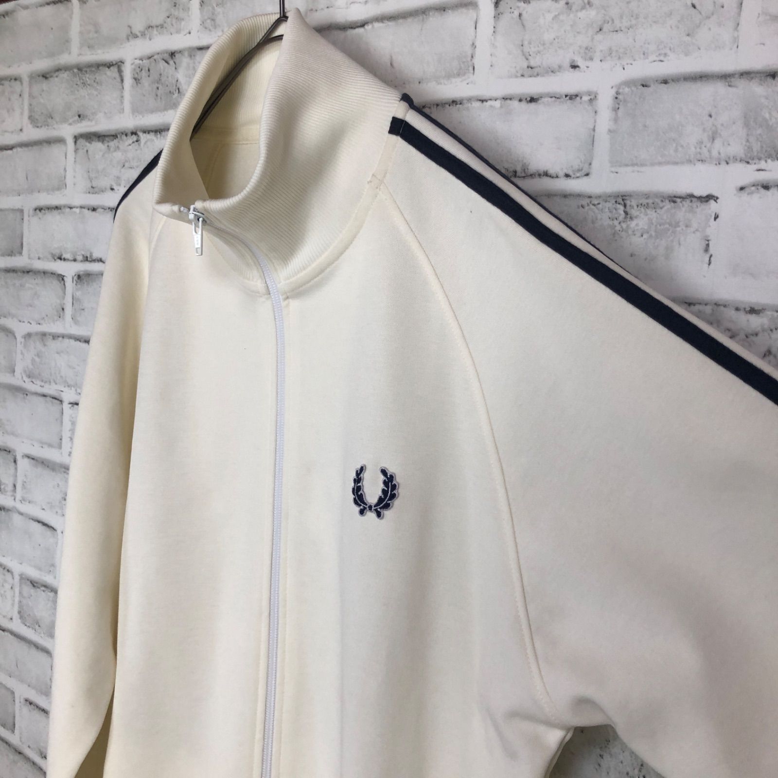 90s⭐️Fred Perry トラックジャケット/ジャージ L 刺繍月桂樹 vintage 