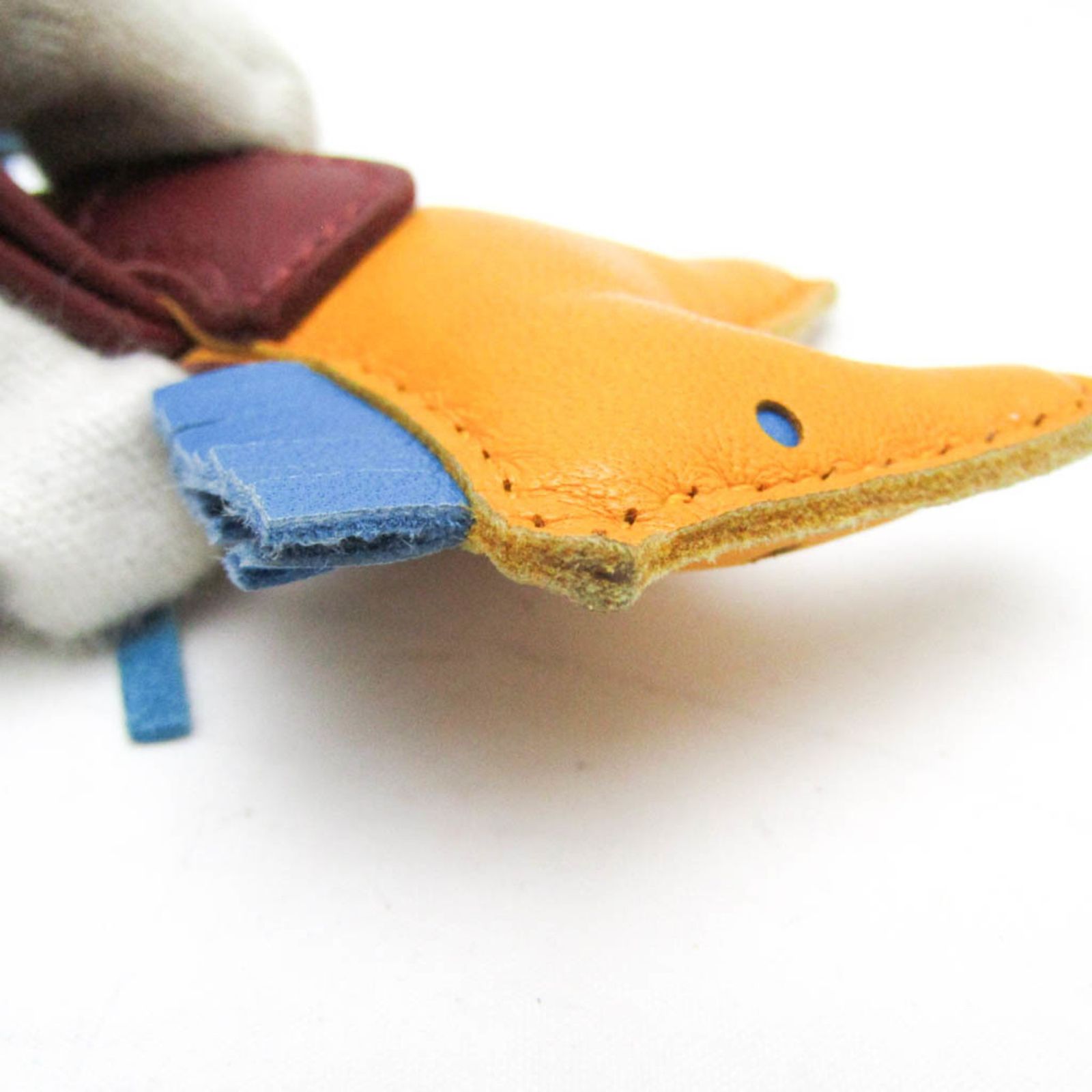 美品】 HERMÈSロデオMM バッグチャーム アニョーミロ ブルー×イエロー