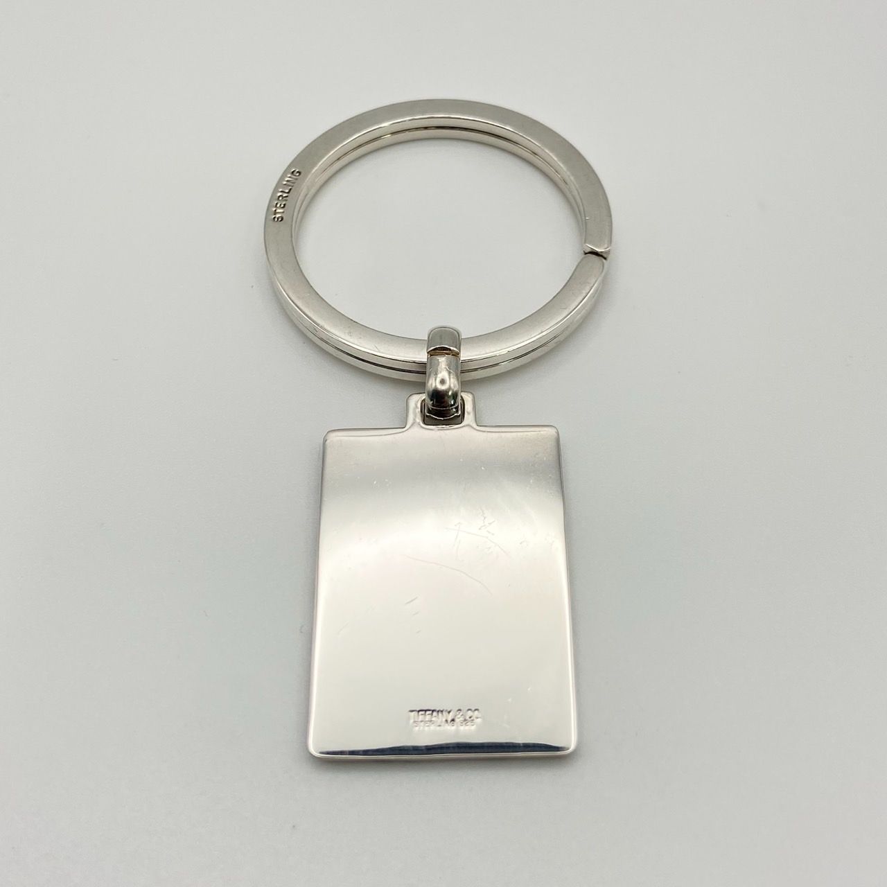 希少 良品 TIFFANY&Co. ティファニー キーリング Tロゴ