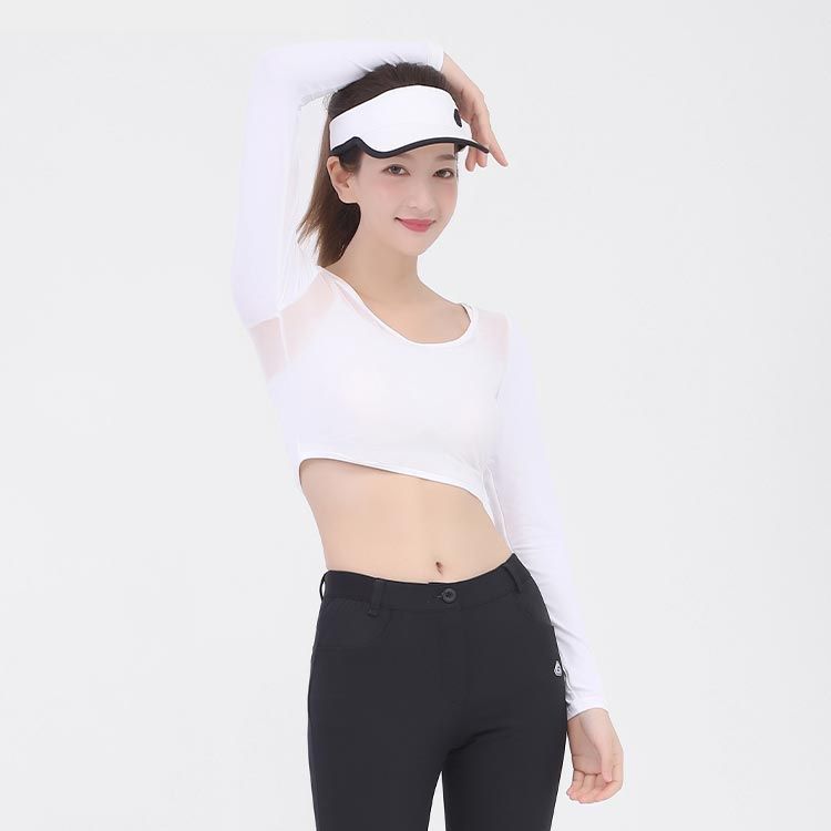 新品 アルチビオ ハーフ丈インナーシャツ アンダーシャツ サイズ40 レディース White Beauty UVカット ハーフアンダーシャツ ハーフ丈