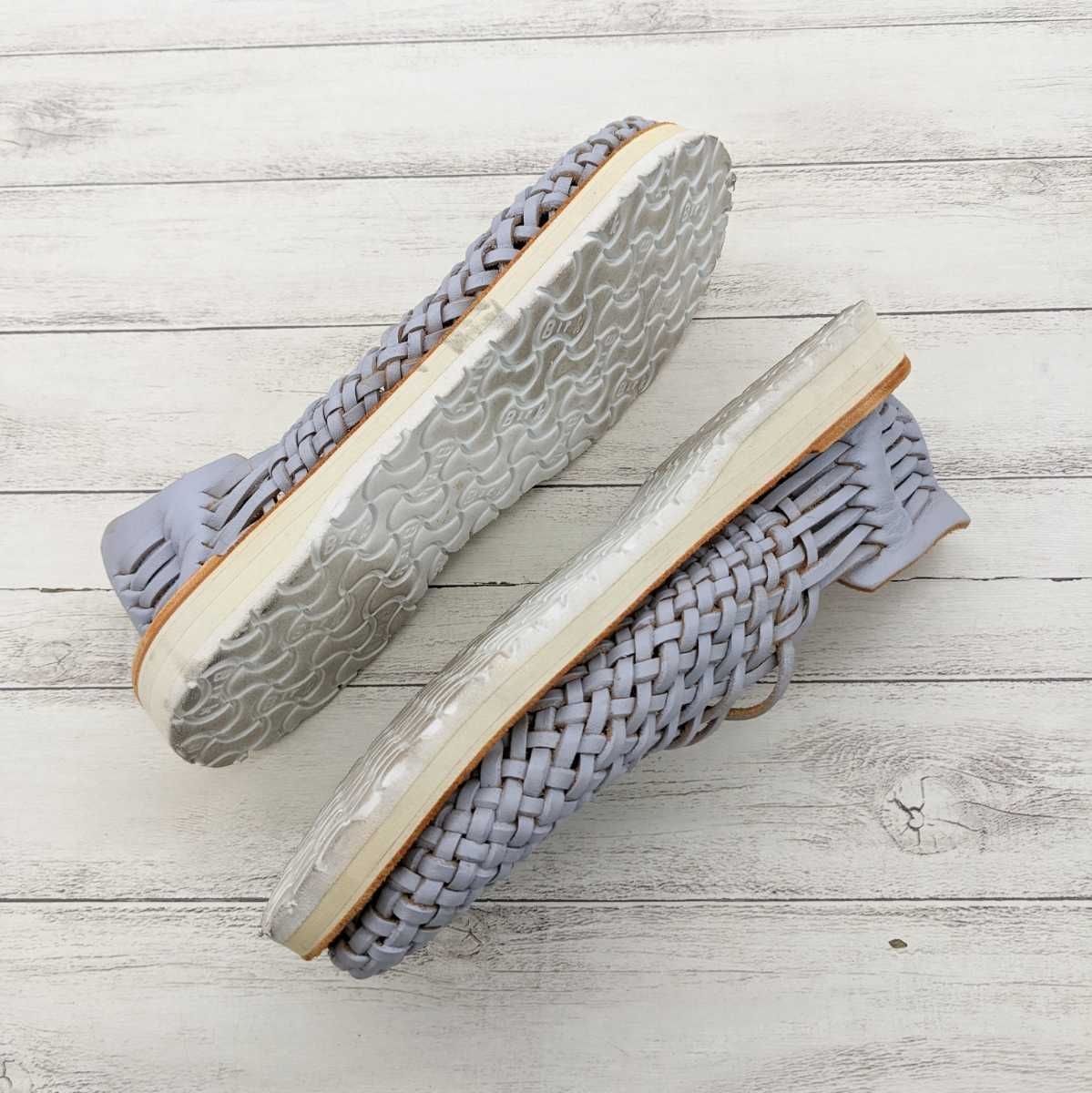 LA BAUME ラボーム レザー メッシュ サンダル シューズ