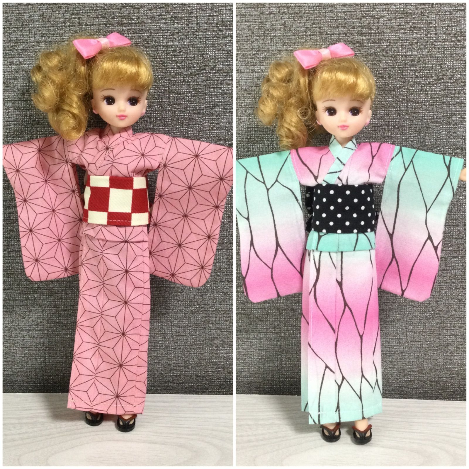 リカちゃん 服 ハンドメイド 浴衣 2点セット - メルカリ