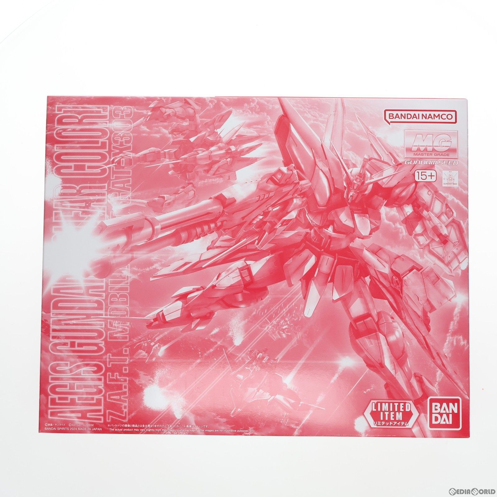 ガンダムベース限定 MG 1/100 GAT-X303 イージスガンダム(クリアカラー) 機動戦士ガンダムSEED(シード) プラモデル(5063435) バンダイスピリッツ
