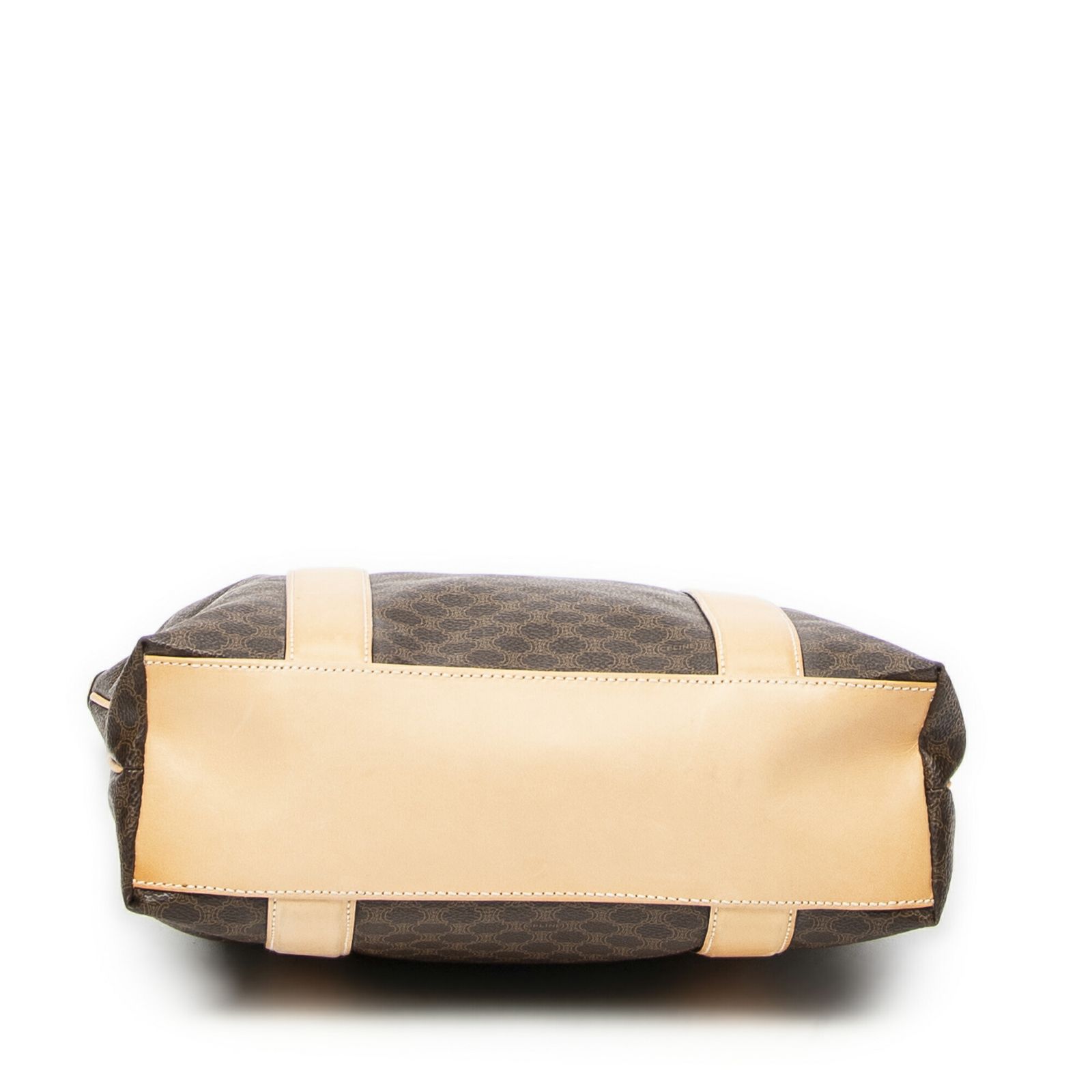 縦型ショッピングトート ブラウン