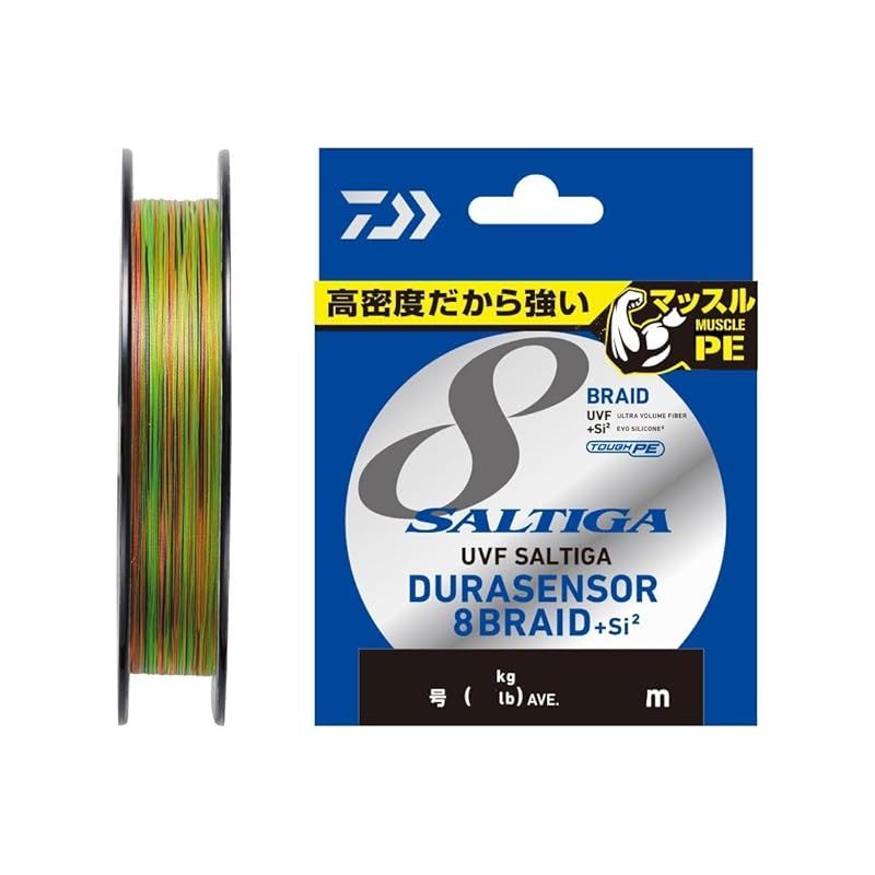 ダイワ(DAIWA) PEライン UVFソルティガデュラセンサーX8+Si2 1号 200m マルチカラー 0