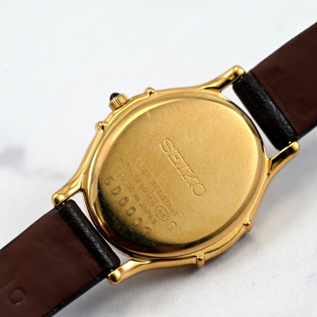 電池交換済 送料無料 セイコー SEIKO EXCELINEエクセリーヌ 6P