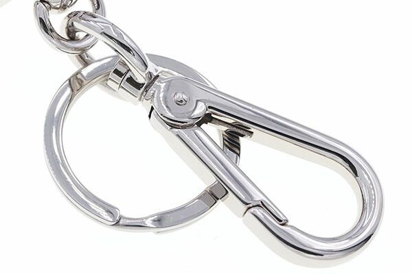 プラダ キーホルダー シルバー ブラック ゴールド メタル レザー 中古 メルカリShops