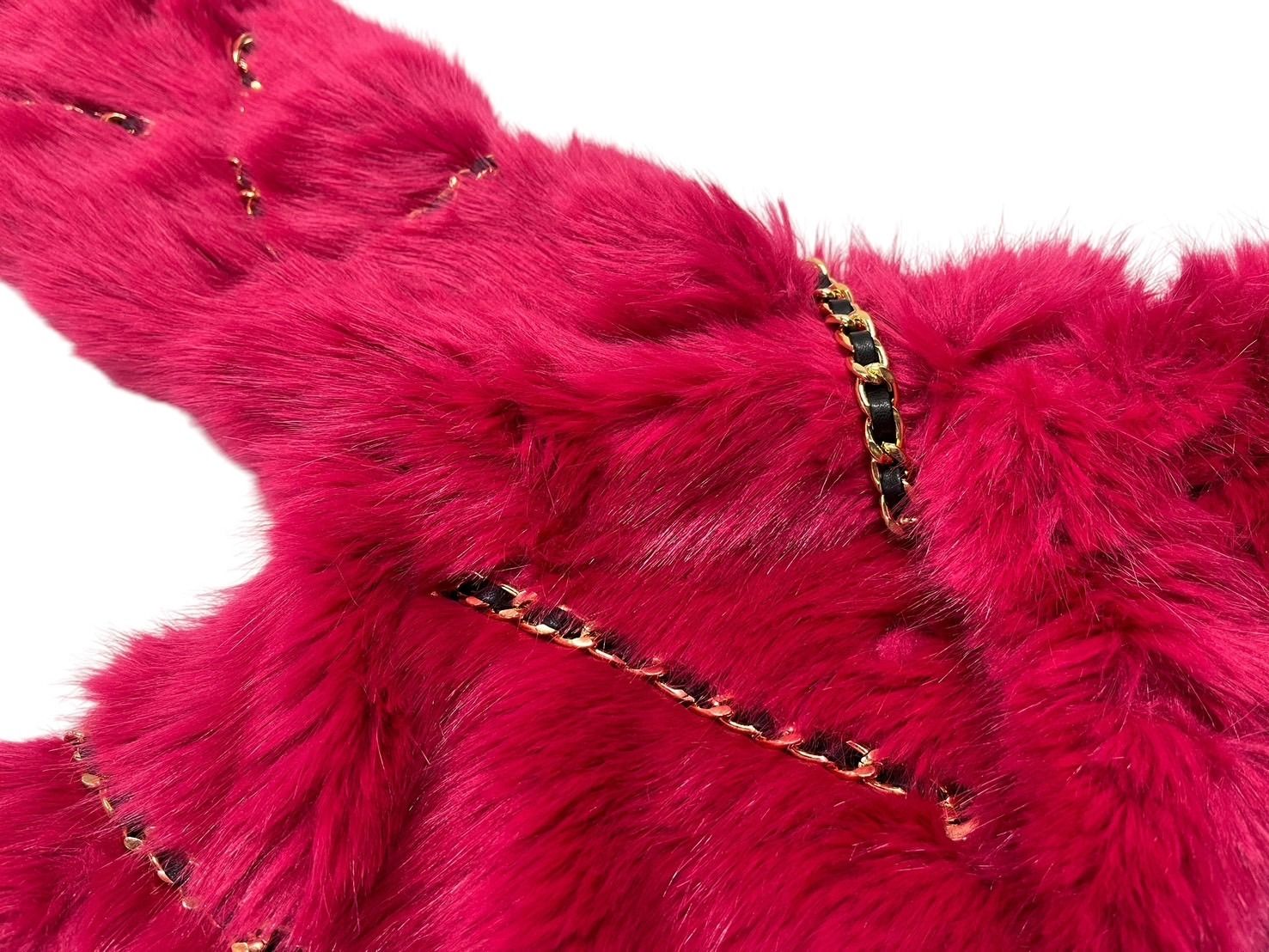 新品未使用 Moschino モスキーノ H&M コラボ ファージャケット コート  