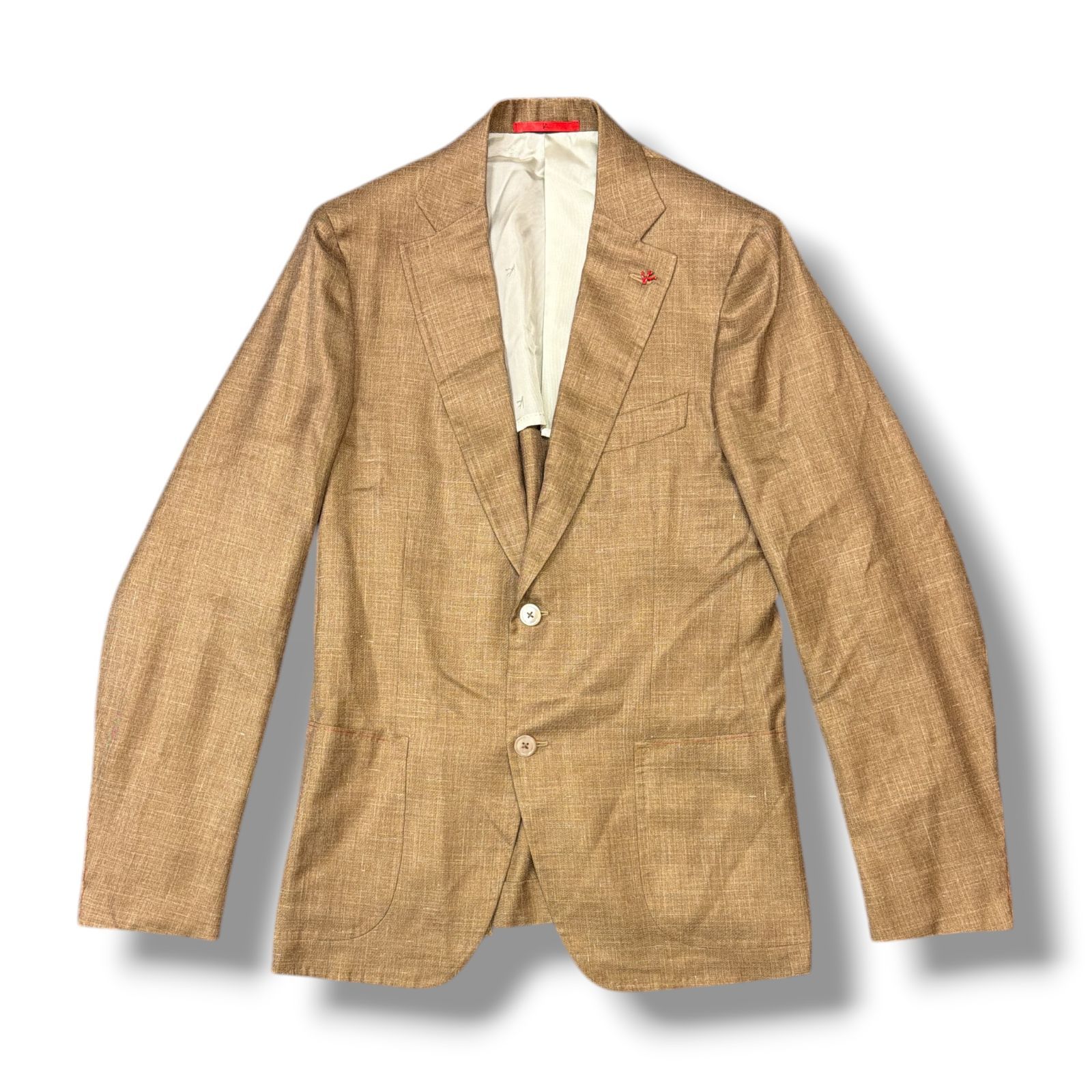 ♥品 ISAIA CORTINA コルティーナ シルクカシミヤリネンテーラードジャケット イザイア 99783A4
