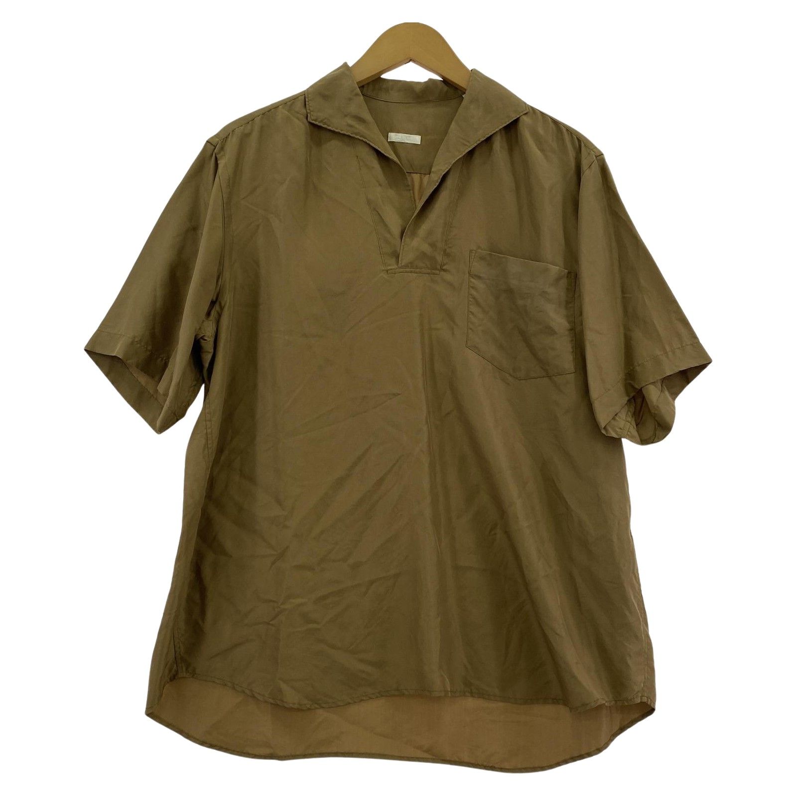 COMOLI シルクスキッパー半袖シャツ 1 K01-02014