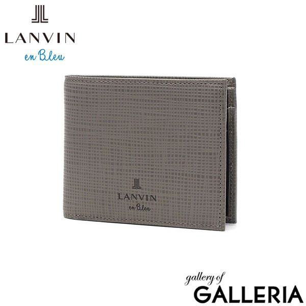 ランバン オン ブルー 二つ折り財布 メンズ 財布 小銭入れあり LANVIN en Bleu ブランド 大人 上品 コンパクト 軽量 二つ折り 二つ折 革財布 小さめ 感 レザー 本革 革 おしゃれ プレゼント ゼブダ 529614