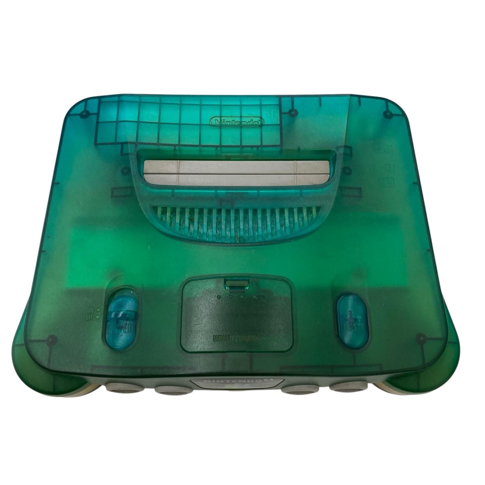 186000 現状品 Nintendo 任天堂 ニンテンドウ NINTENDO 64 本体 メモリー拡張パック付き NUS-001 通電 済み