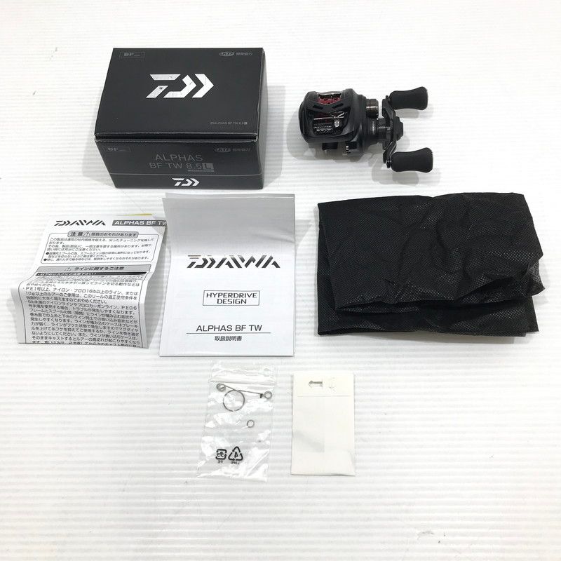 DAIWA ダイワ 25 ALPHAS BF アルファス BF TW 8.5 左ハンドル ベイトリール 釣り 釣り具L 134-251003-yk-06-tag