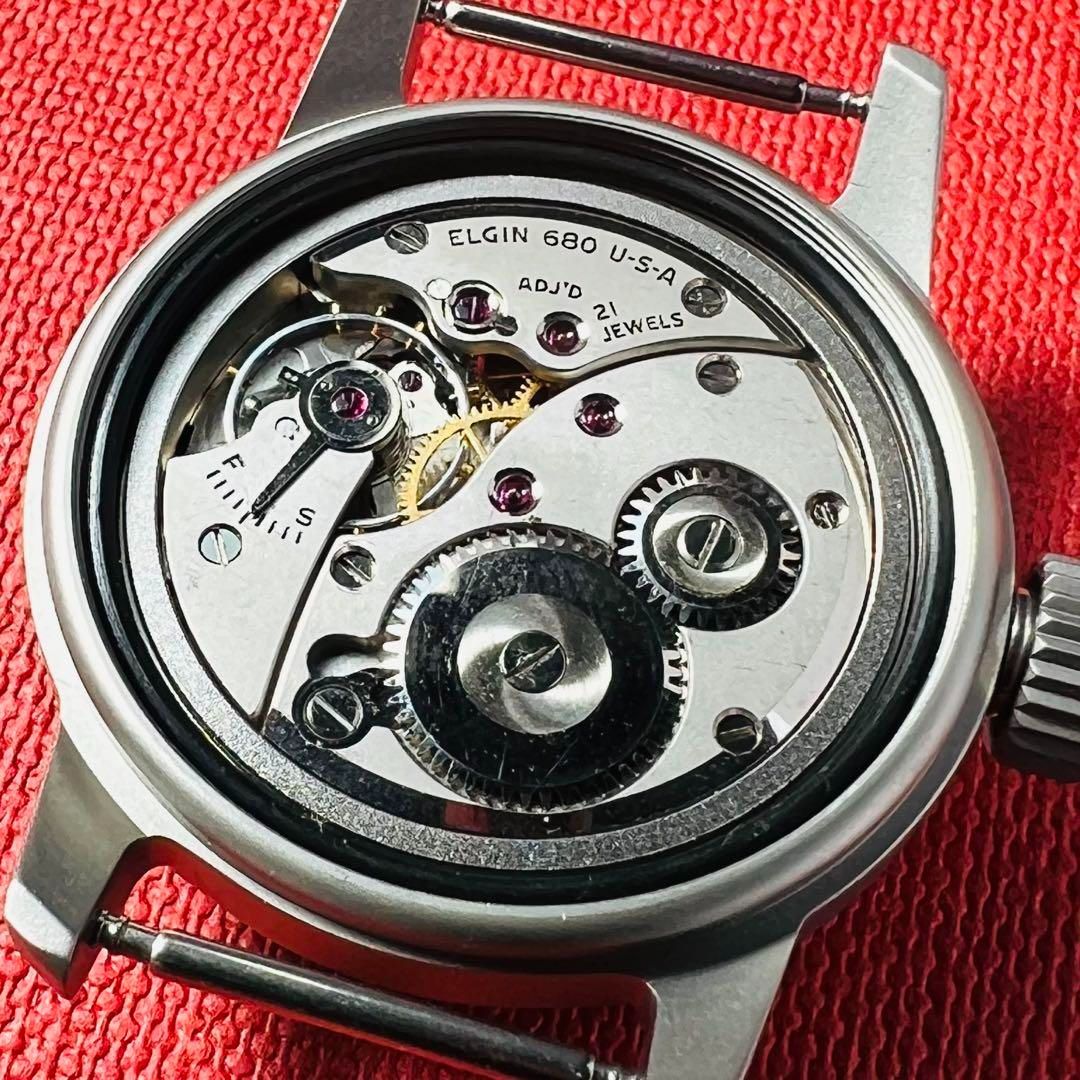 アンティーク 腕時計 ELGIN エルジン メンズ 極美品 手巻き 動作良好