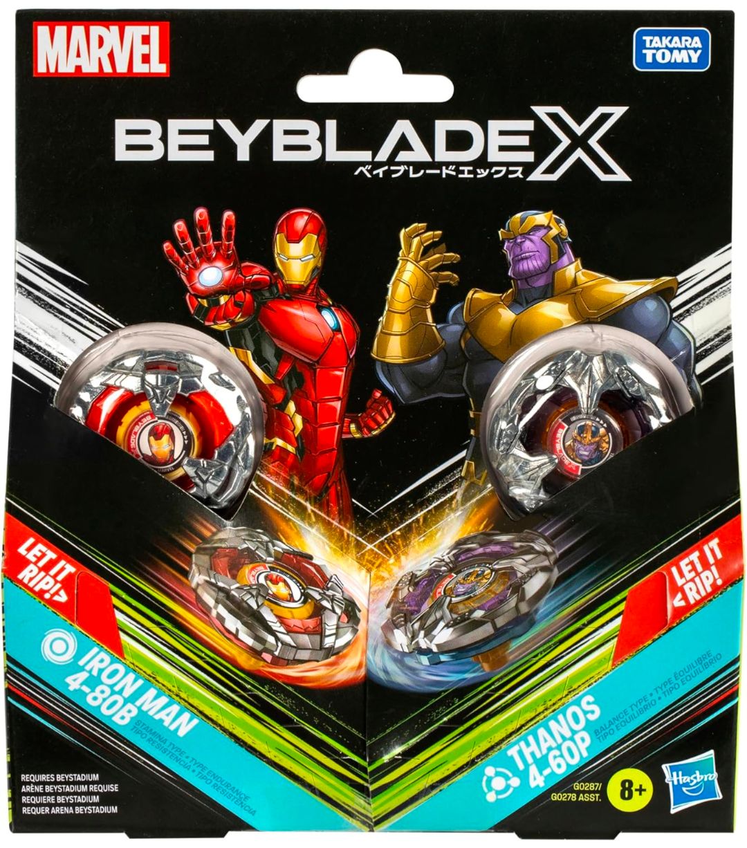 ベイブレードX マーベル アイアンマン 4-80B サノス 4-60P ハズブロ 輸入品