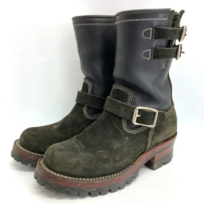 極美 ゼローズ ZERROW’S エンジニアブーツ 7 1/2 ヒール無料交換付 極美 ゼローズ ZERROW'S エンジニアブーツ 7 1/2 ヒール無料交換付