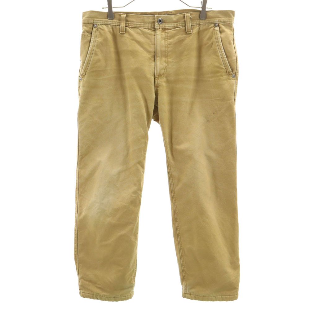 エディーバウアー ストレートパンツ ｗ34 ベージュ系 Eddie Bauer 裏フリース メンズ