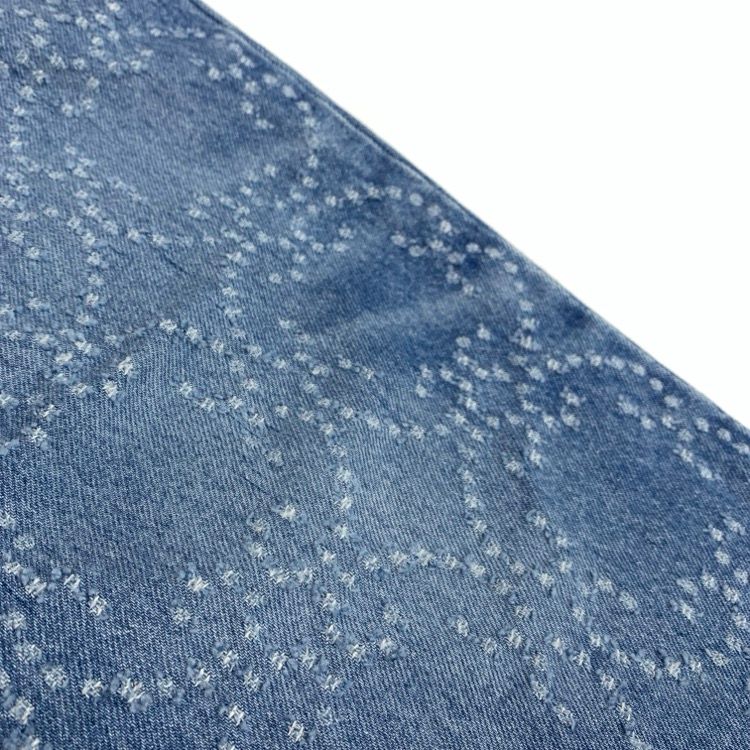 FETICO(フェティコ) LASER-CUT WIDE JEANS レーザー カット