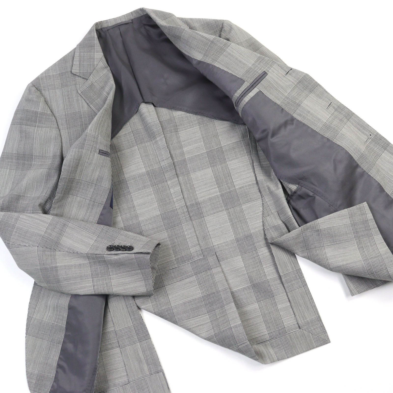 カノニコ社製生地使用 グレンチェック柄
