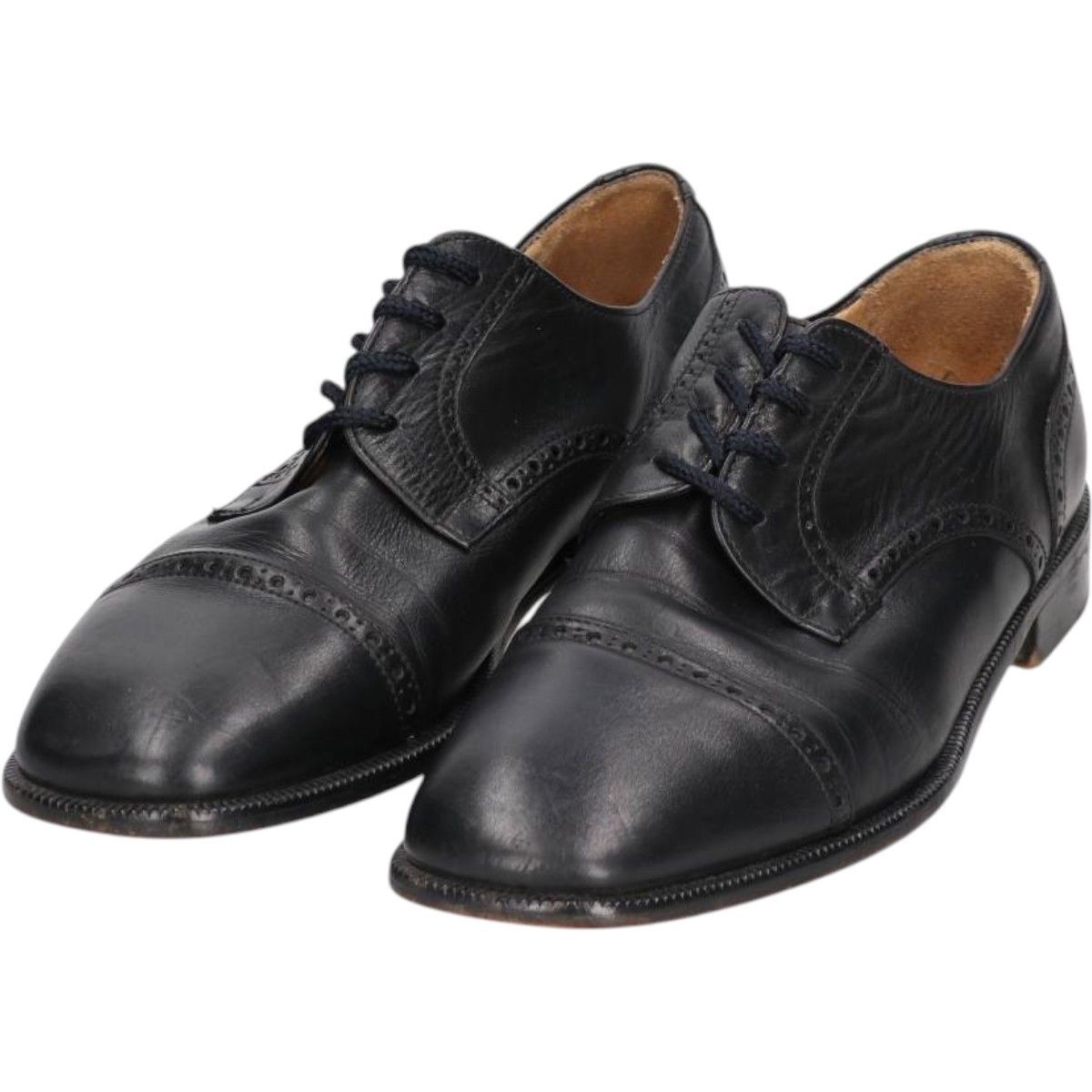 古着 ALFANI ストレートチップシューズ イタリア製 9 1|2 M メンズ27.5cm相当|saa013697