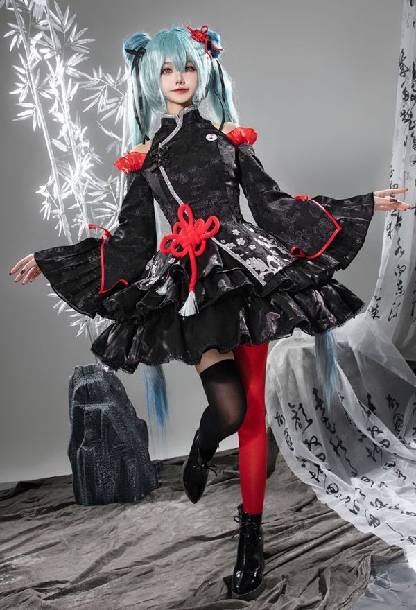 初音ミク チャイナドレス コスプレ 衣装 - メルカリ