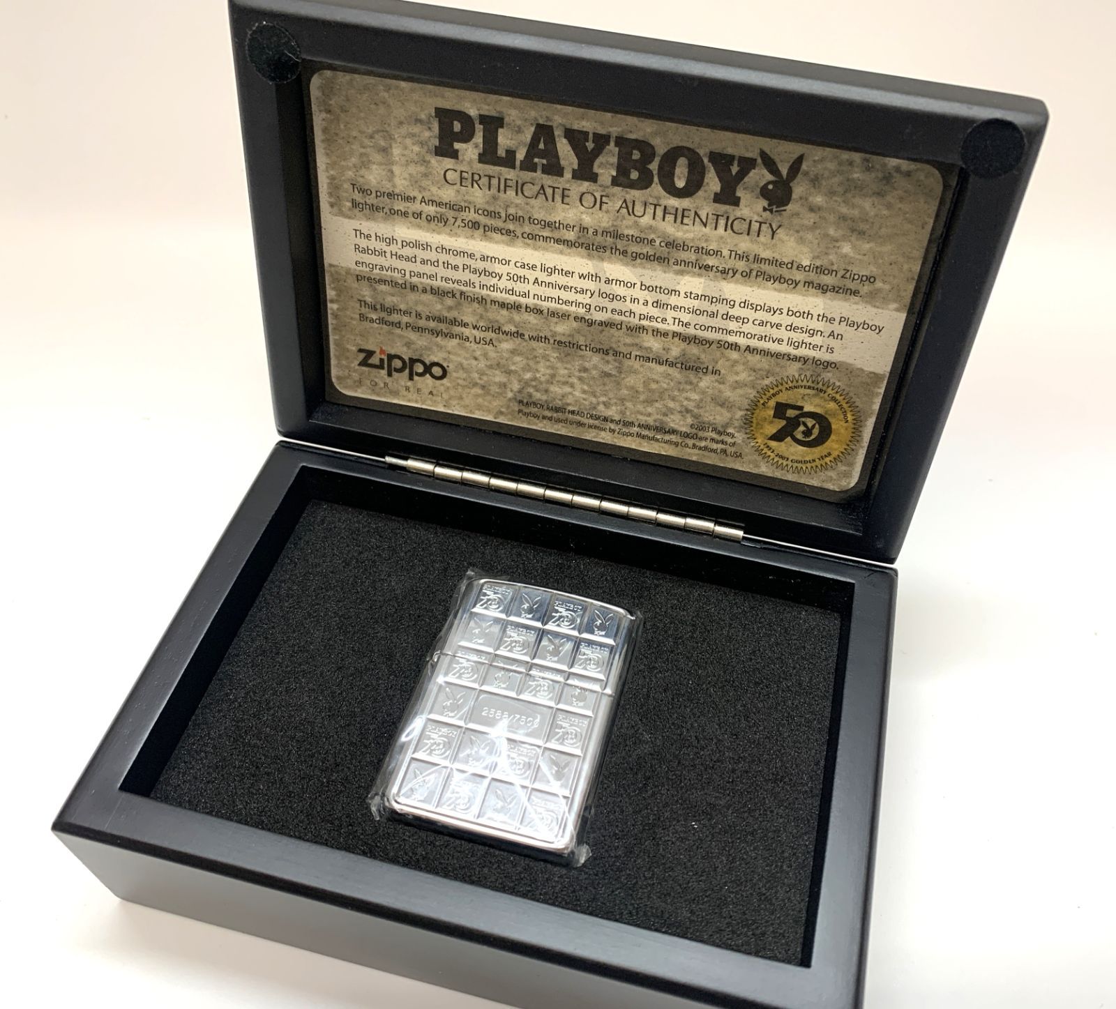 プレイボーイ ジッポー ZIPPO zippoジッポ 50th PLAYBOY PLAYBOY 
