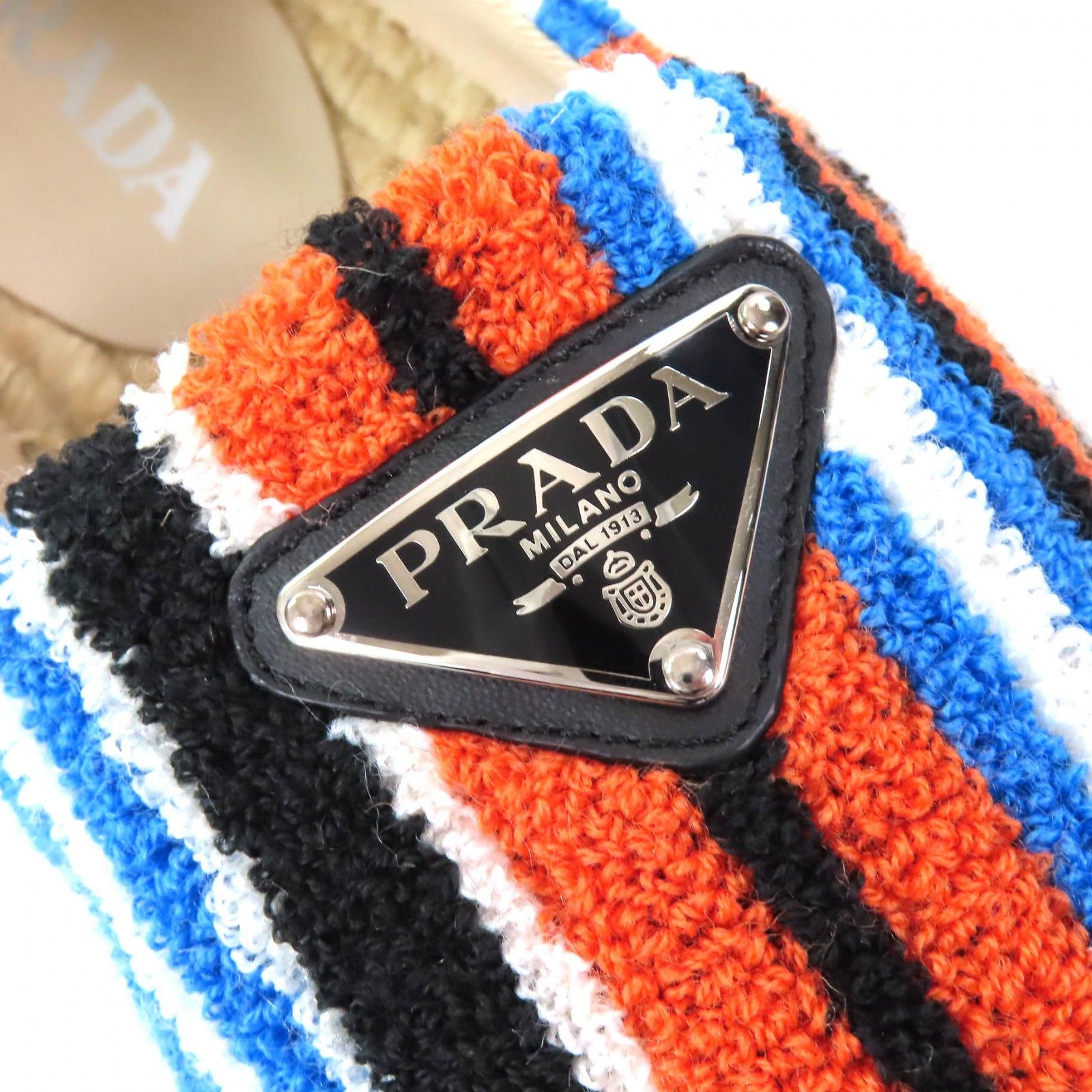 未使用品△PRADA プラダ 1S840M テリークロス トライアングル