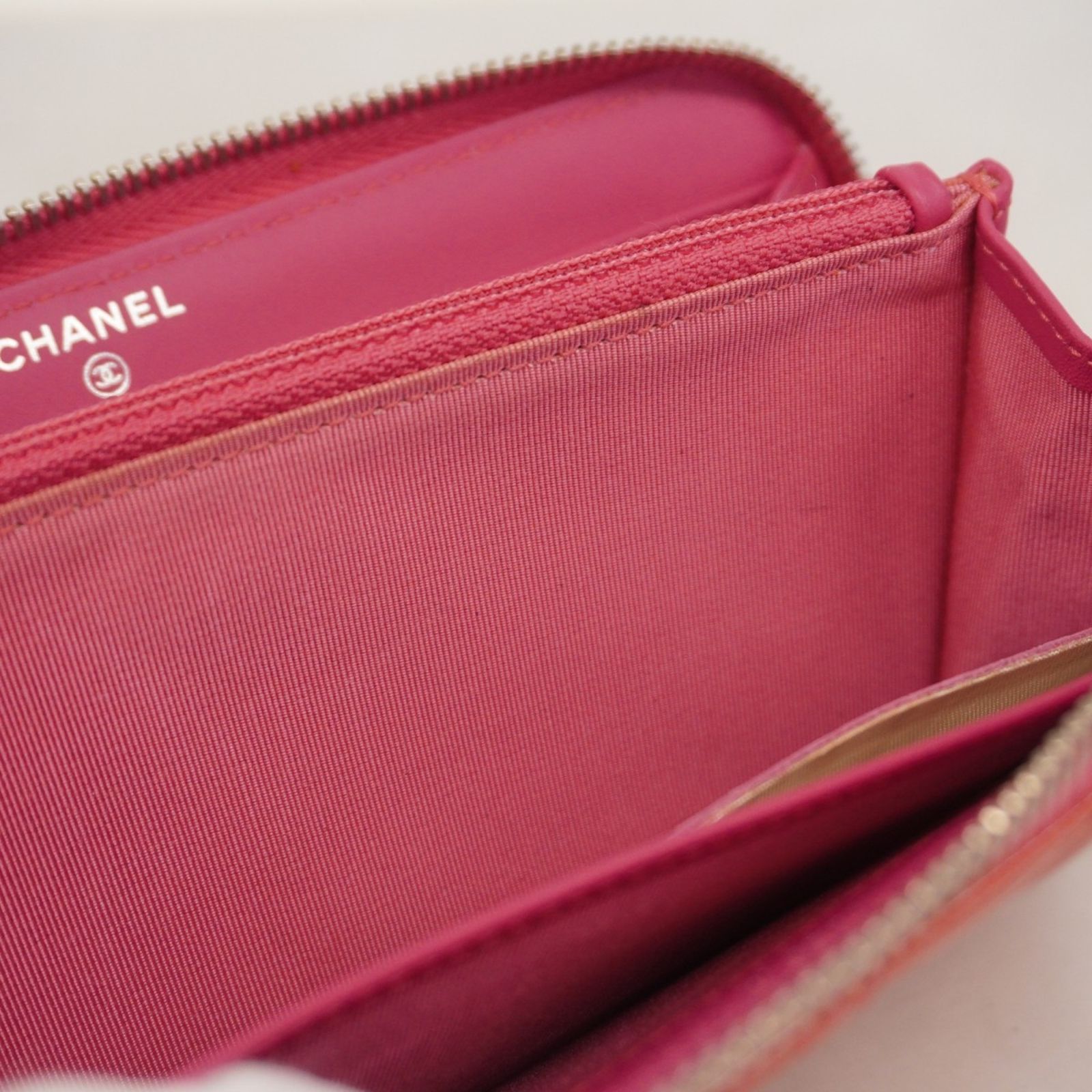 シャネル(Chanel) シャネル 長財布 マトラッセ パテントレザー