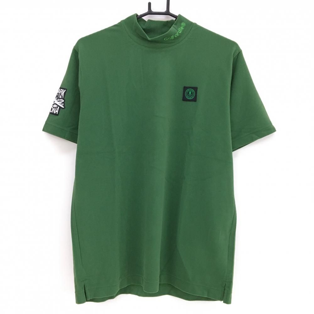 ☆SALE価格☆【新品】マークアンドロナ 半袖ハイネックシャツ グリーン