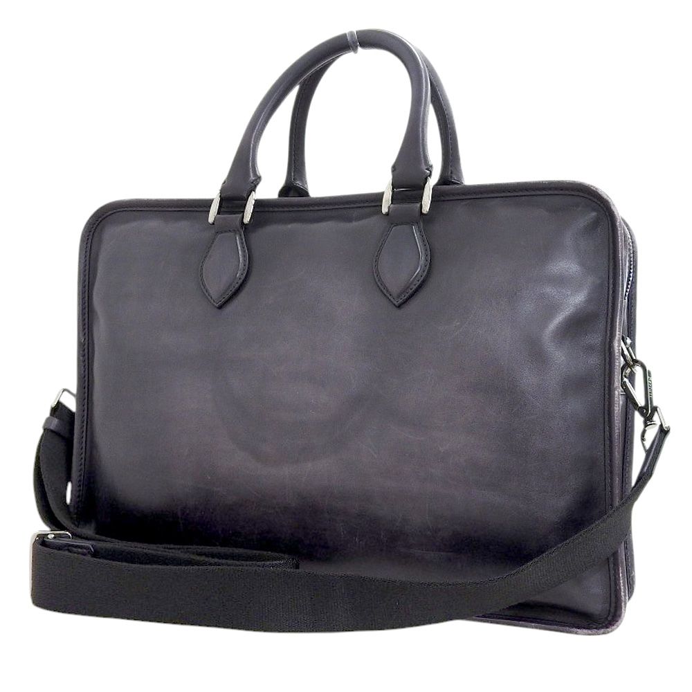 美品 BERLUTI ベルルッティ アンジュール パティーヌ レザー ブリーフ  