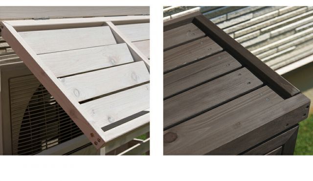 ガーデンガーデン フラップルーバーエアコン室外機カバー