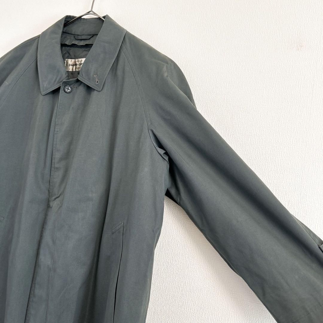 美品 pierre cardin ピエール カルダン トレンチコート グレー M