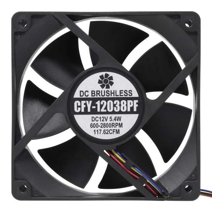 【新品・5営業日で発送】アイネックス CFY-12038PF ケース用ファン120mm 究極冷却PWMタイプ(CFY-12038PF)