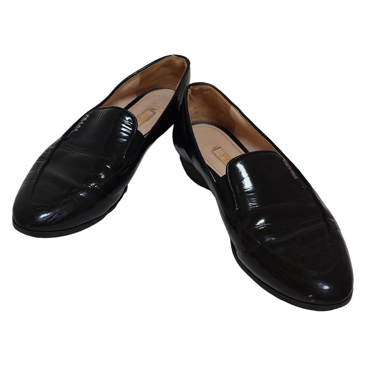 PRADA(プラダ) シューズ 36 1/2 レディース - 黒 レザー - メルカリ