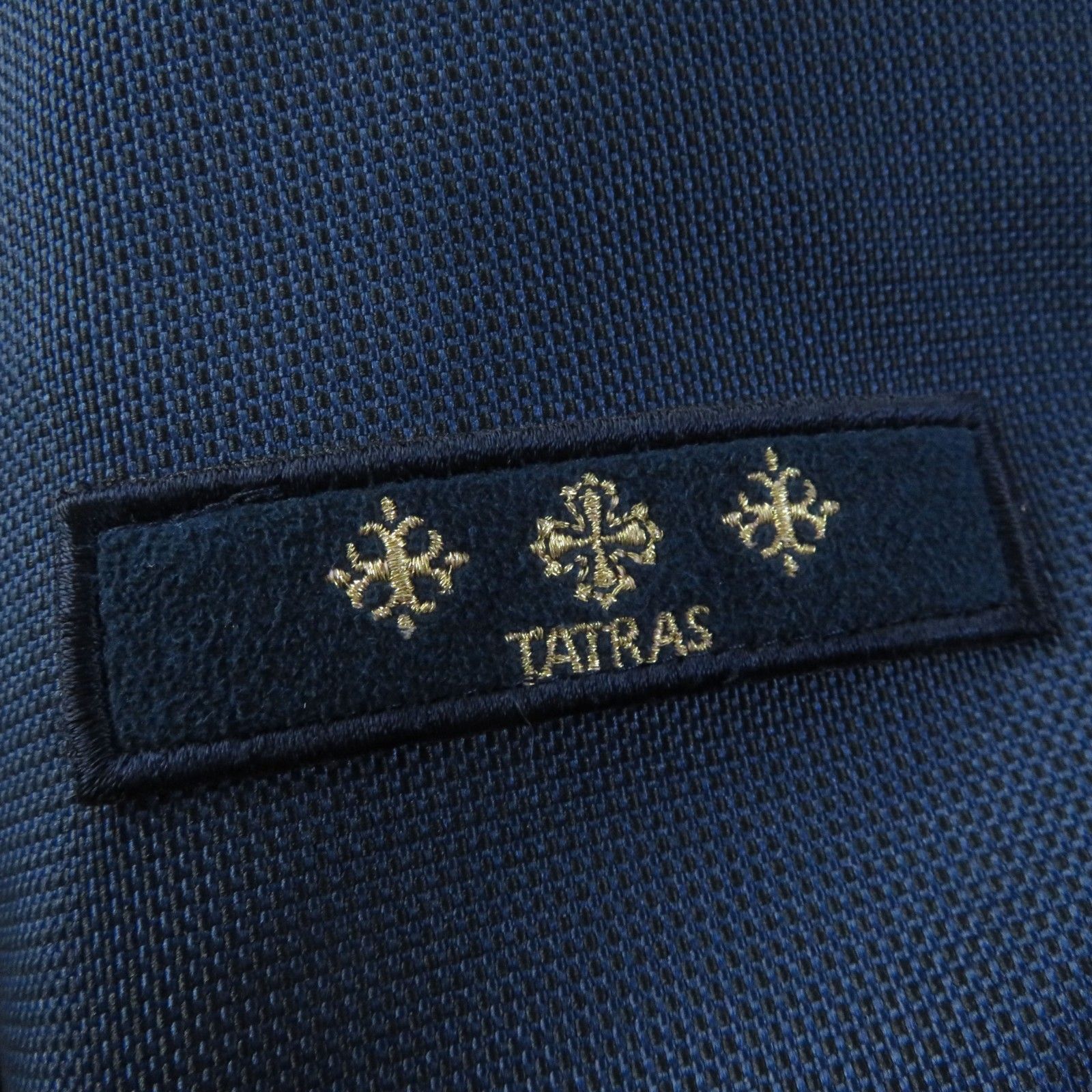 美品 TATRAS タトラス LTA16A4499 DUCALE ラクーンファー・フード付 ダウンコート ネイビー 04 ハンガー付き 正規品 レディース