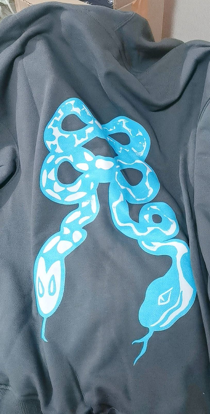 OPEN YY オープンワイワイ パーカー BLUE RIBBON SNAKE HOODIE