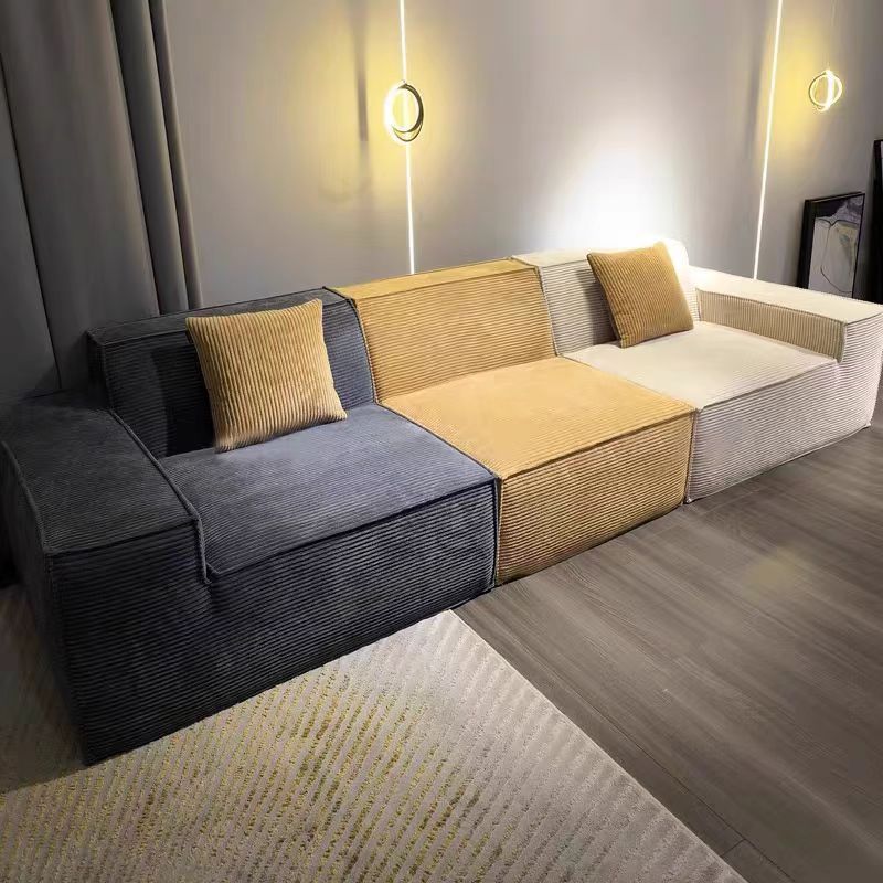 真空圧縮ロールパックソファ 80x100x72CM  耐圧性高反発全面スポンジ らくらく布張りソファ シングルソファ