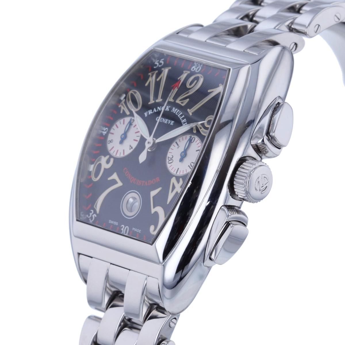 1円 フランク・ミュラー コンキスタドール クロノ メンズ オート 8001CC 時計 BOX フランクミュラー 101407357 1円 フランクミュラー コンキスタドール コルテス