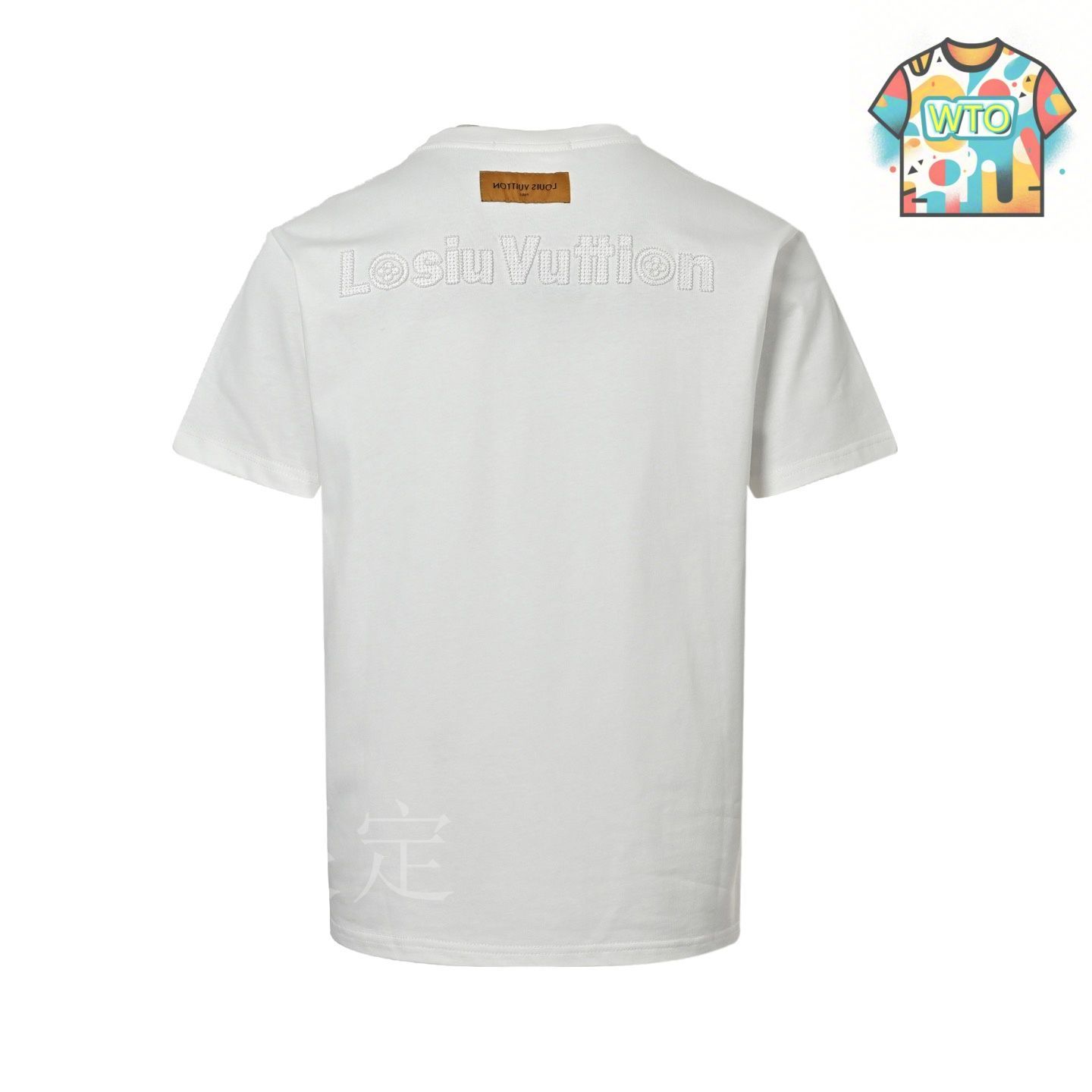 【可愛いポイントロゴ /ライトブルー】Louis Vuitton Tシャツ louis-vuitton--
