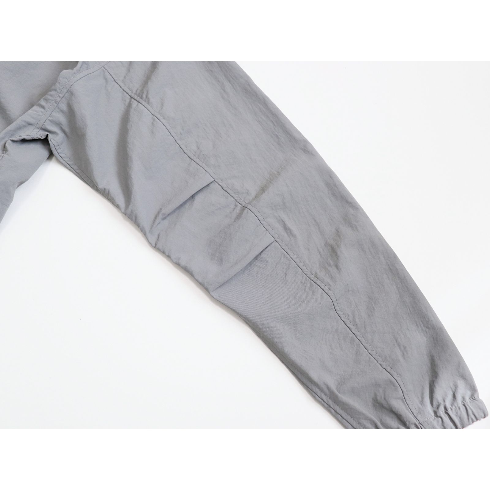 MANUAL ALPHABET / LIGHT SHELL SNAP TEE - GREY マニュアル