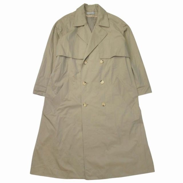 クリスタセヤ CristaSeya オーバーサイズ トレンチコート コットンギャバジン ビッグシルエット ジャケット ブレザー アウター XS カーキベージュ|△G07|レディース