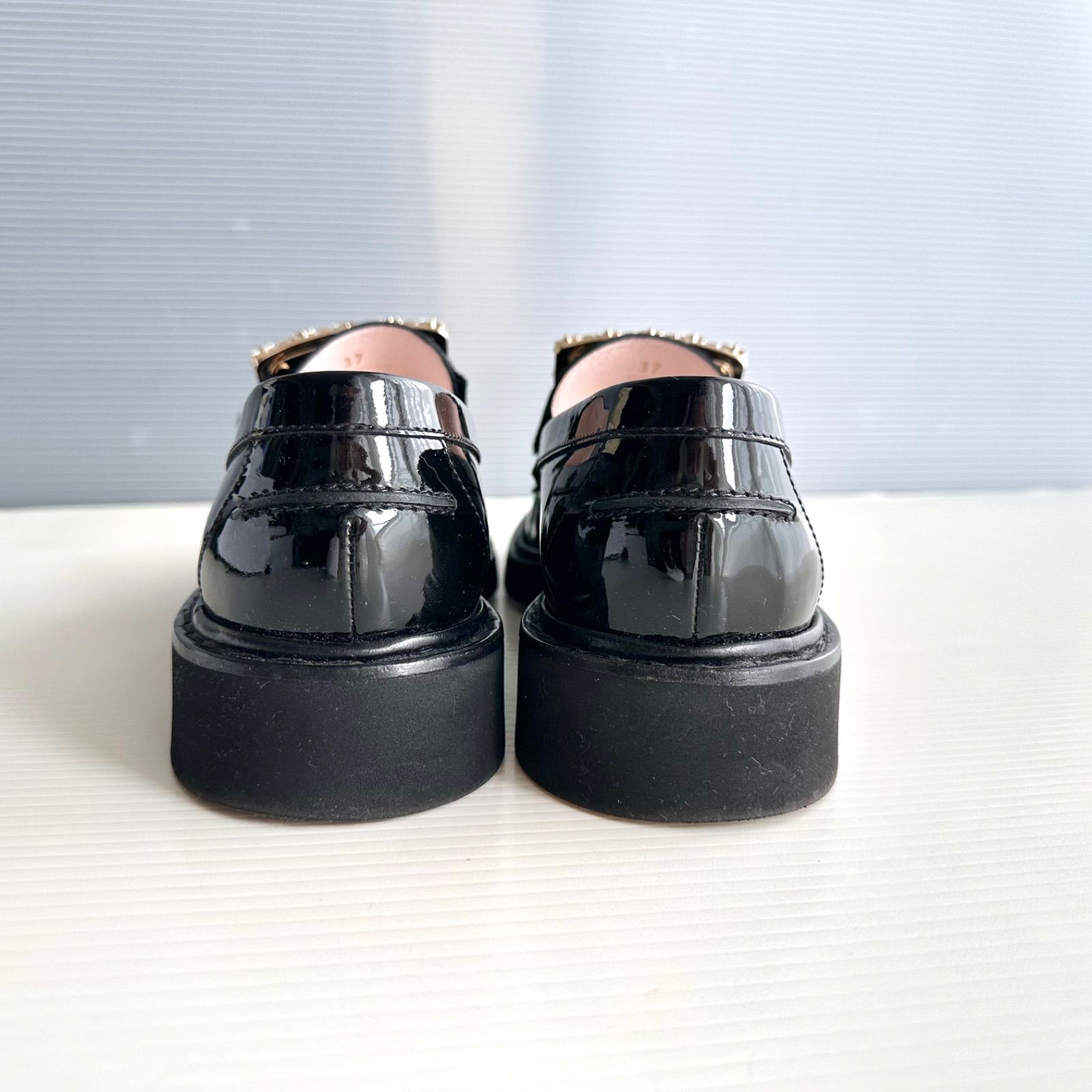 Roger Vivier ロジェヴィヴィエ ビジューバックル クリスタル 
