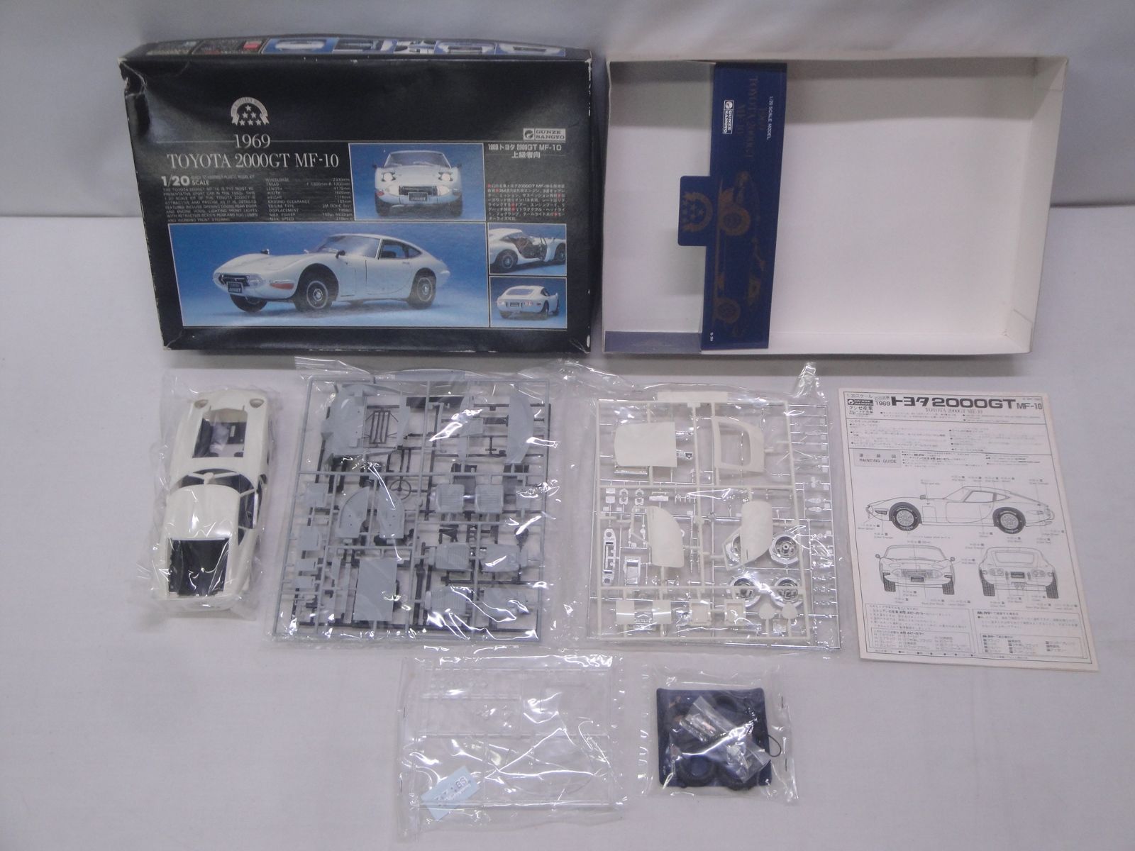 グンゼ産業「トヨタ 2000GT MF-10 1/20スケール」未組立 未組立品 グンゼ産業 TOYOTA 2000GT MF-10 1/20スケール - メルカリ
